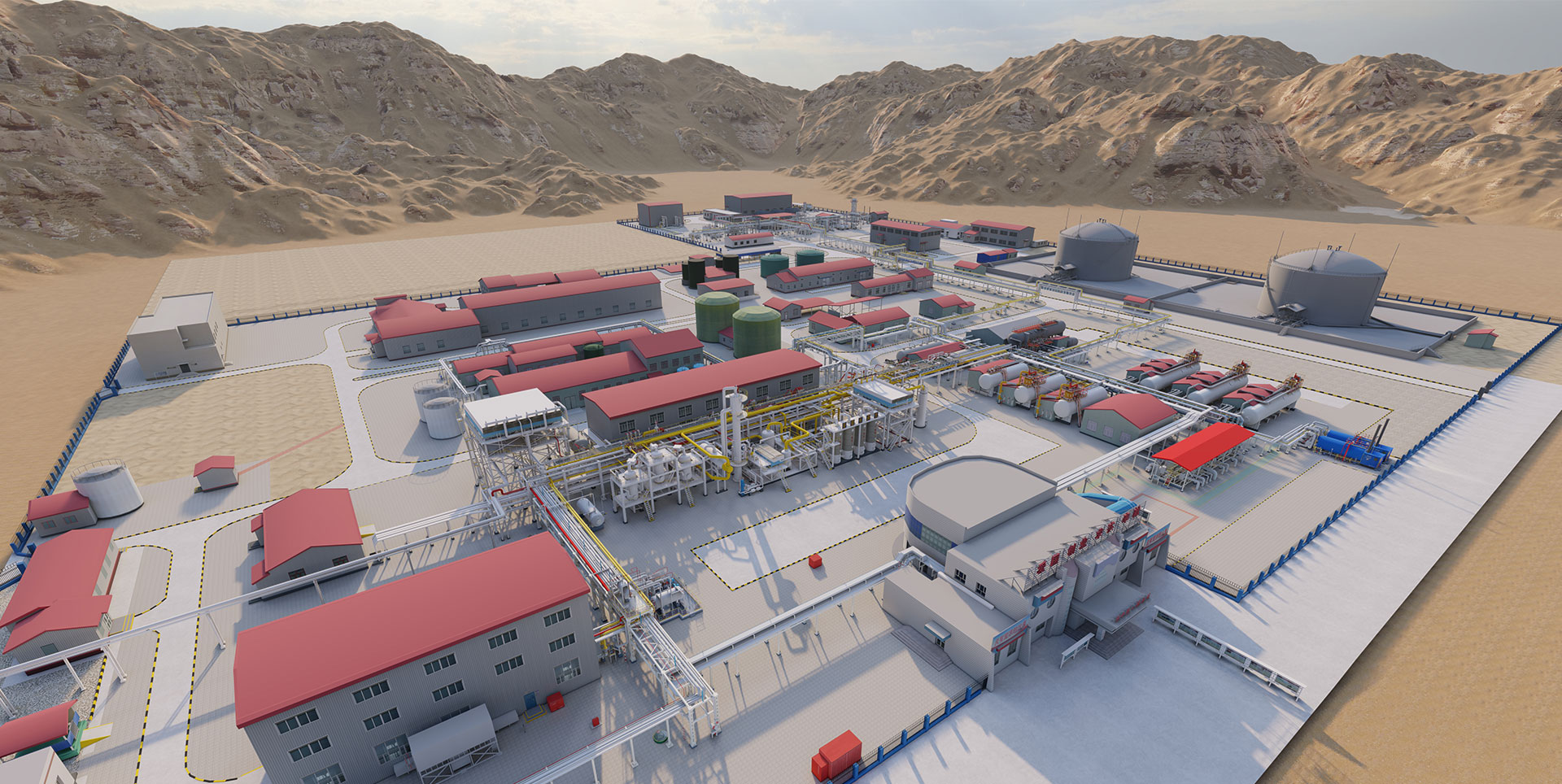 油氣田場站三維可視化